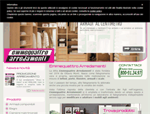 Tablet Screenshot of emmequattroarredamenti.it